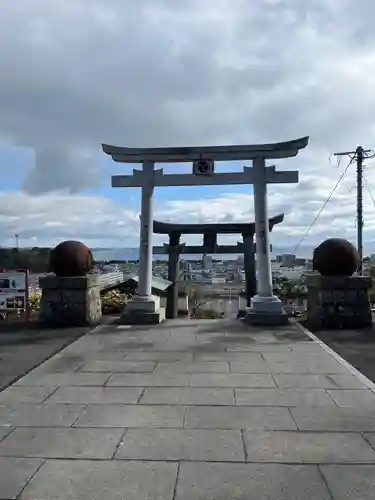 八幡竃門神社の鳥居