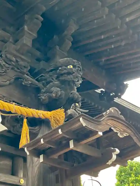阿豆佐味天神社 立川水天宮の芸術
