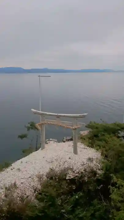 竹生島神社(都久夫須麻神社)の鳥居