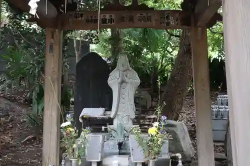 法華経寺奥之院の像