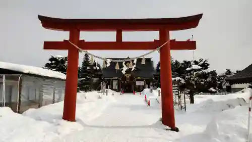 美瑛神社の鳥居