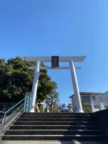 比佐豆知神社の鳥居