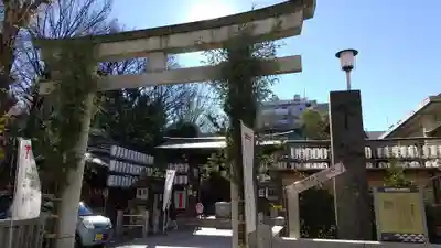 下谷神社の鳥居