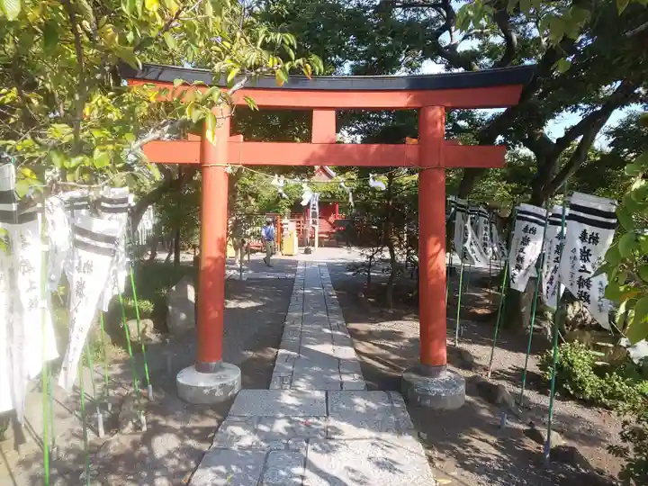 旗上弁財天社の鳥居