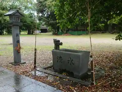 石井神明社の手水舎