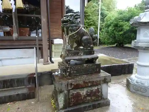 河内阿蘇神社の狛犬