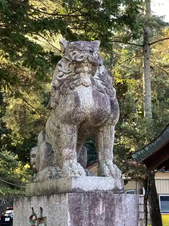 群馬県護国神社の狛犬