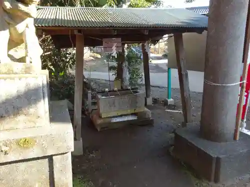 富里香取神社の手水舎