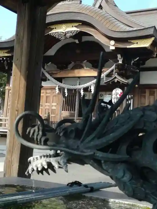 子守神社の手水舎