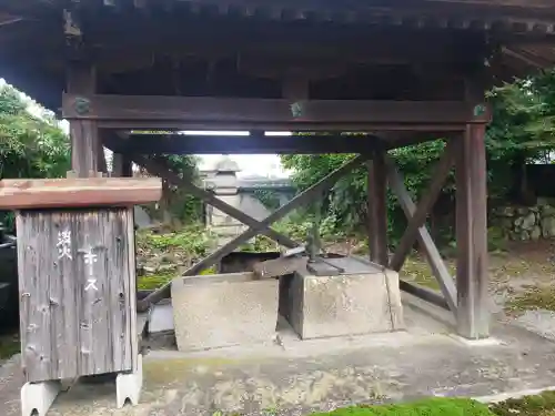 聖衆来迎寺の手水舎