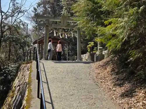 サムハラ神社 奥の宮の鳥居