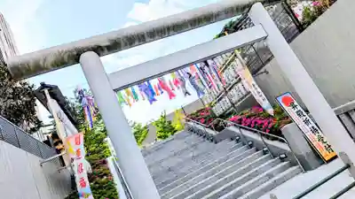 駒込妙義神社の鳥居