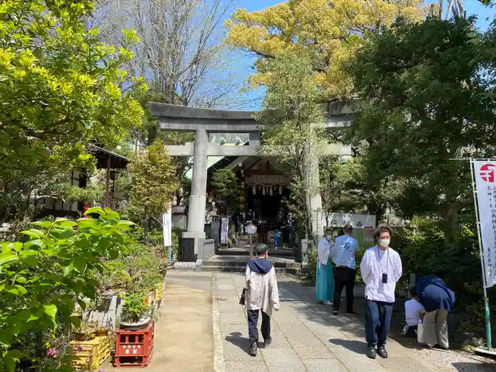 江東天祖神社の鳥居