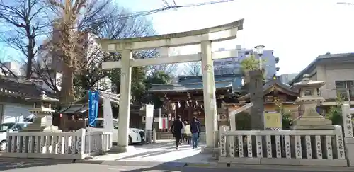 下谷神社の鳥居