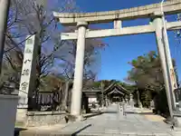 八幡社(寺津八幡社)の鳥居