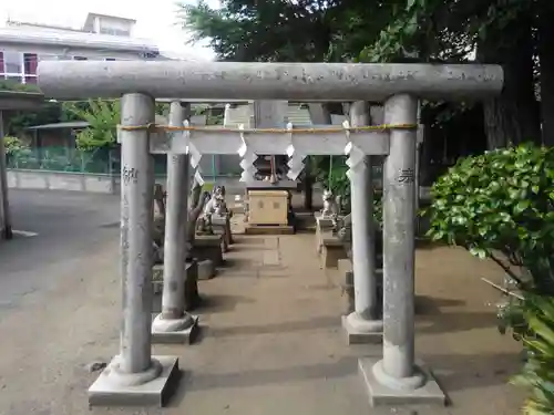 千住神社の鳥居