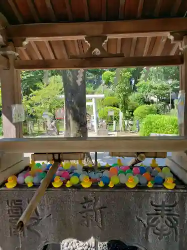 鳩森八幡神社の手水舎