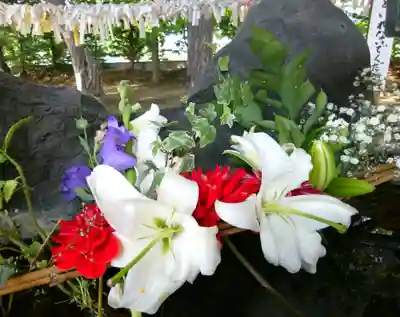 富良野神社の手水舎