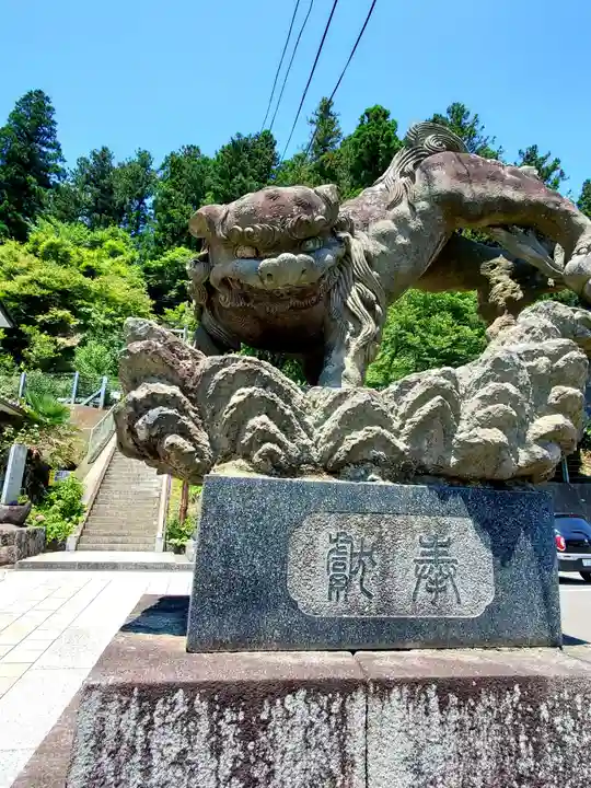 石都々古和気神社の狛犬