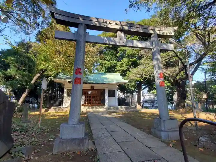 駒込富士神社の鳥居