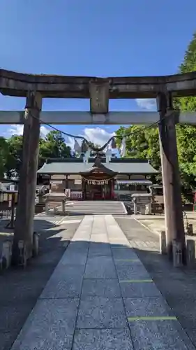 新羅神社の鳥居