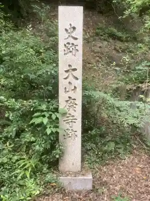 大山寺(廃寺跡)のその他建物