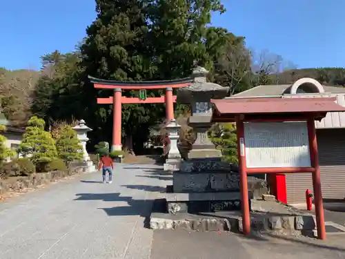 河口浅間神社の鳥居