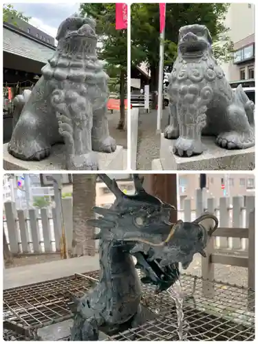 北海道神宮頓宮の狛犬