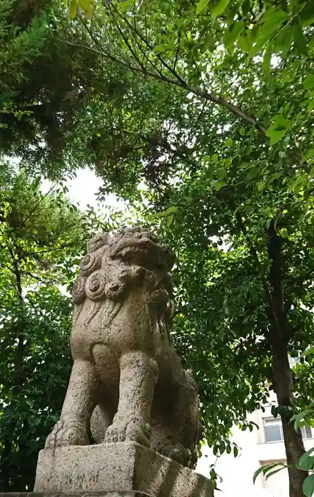 小旙八幡宮の狛犬