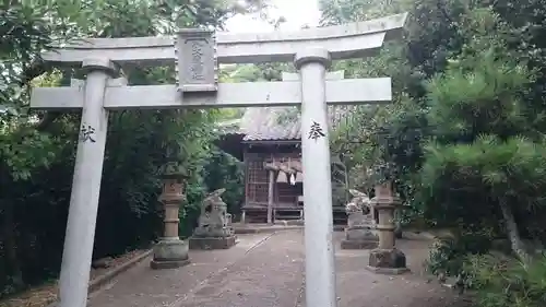 八大荒神社の鳥居