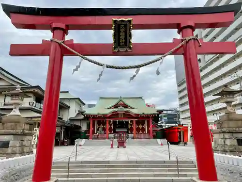 東京羽田 穴守稲荷神社の鳥居