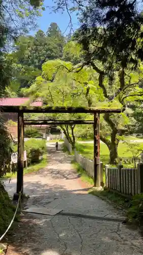 転法輪寺の鳥居