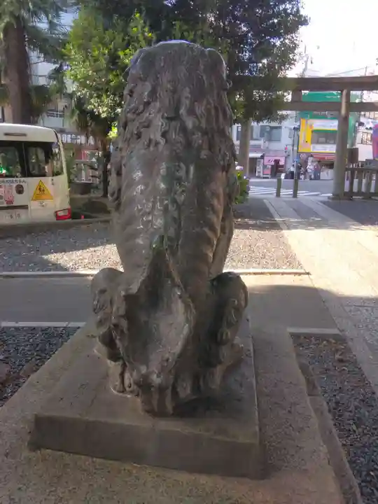 鳩森八幡神社の狛犬