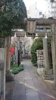 笠間稲荷神社 東京別社の鳥居