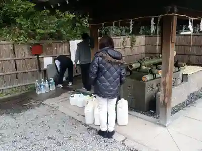 水無瀬神宮の手水舎