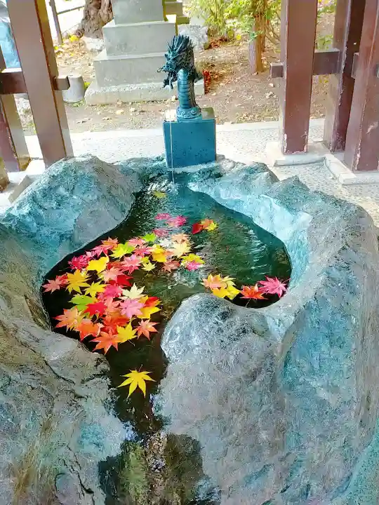 月寒神社の手水舎