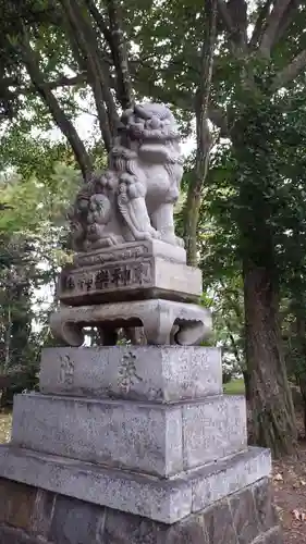 東神楽神社の狛犬
