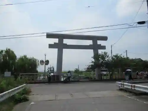 息栖神社の鳥居