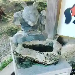 薬師寺八幡宮の手水