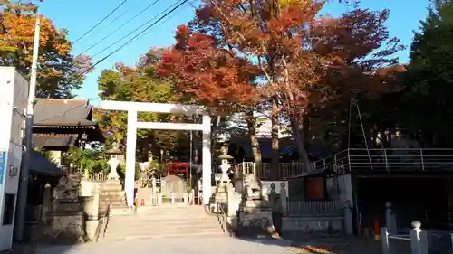 安積國造神社の鳥居