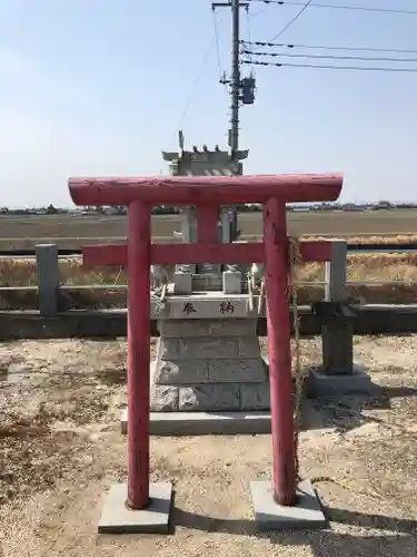 真木八幡香取両神社の鳥居