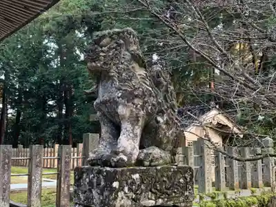 粟鹿神社の狛犬
