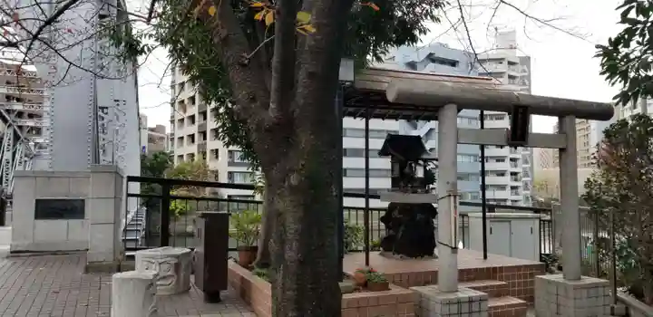 鐵砲洲稲荷神社の周辺