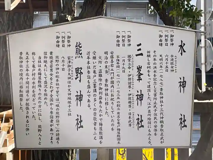 亀戸 香取神社(東京都)