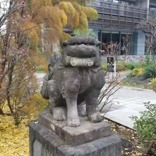 成子天神社の狛犬