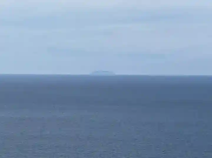 宗像大社沖津宮遥拝所の景色