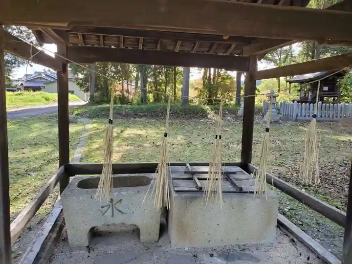 八王子神社の手水舎
