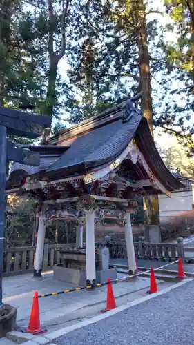 三峯神社の手水舎