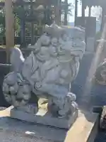 六日市場浅間神社の狛犬