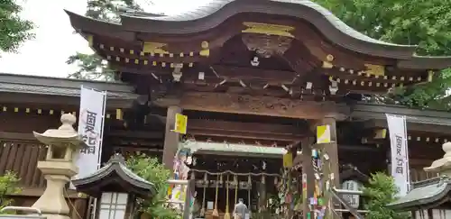 鳩ヶ谷氷川神社の山門・神門